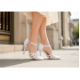 Pantofi dama eleganti din piele naturala, toc 8cm - NAA11NPL